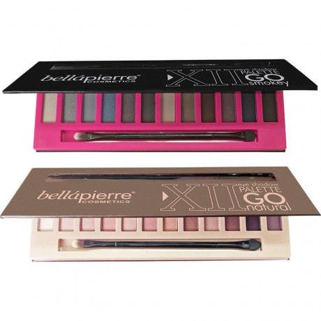 Bellapierre Cosmetics (Бллапьер Косметикс) Augen XII Eye Shadow Palette, Go Smokey / 1 шт.