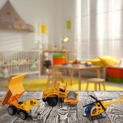 relaxdays Baustellenfahrzeuge Kinder 6er Set Детский набор строительных машин из 6 шт.