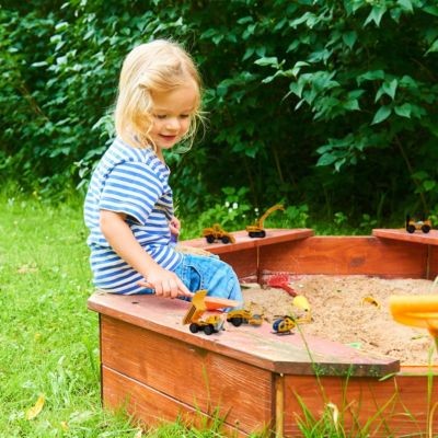 relaxdays Baustellenfahrzeuge Kinder 6er Set Детский набор строительных машин из 6 шт.