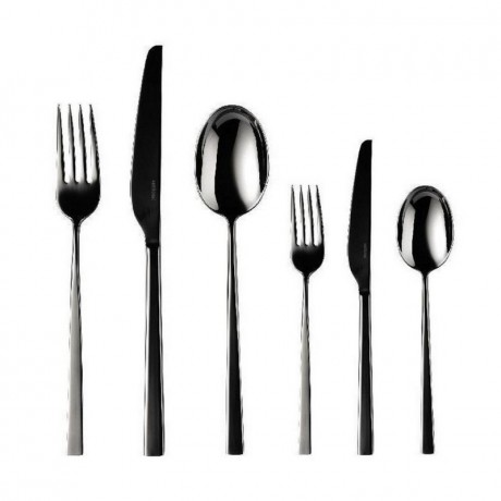 Sambonet Sambonet Linea Q - Edelstahl / PVD schwarz Besteckset 36-tlg. Sambonet Linea Q - набор столовых приборов из нержавеющей стали / PVD черного цвета, 36 предм.