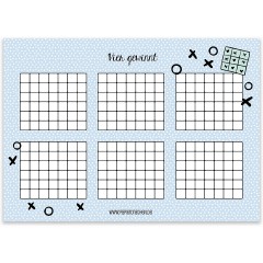 PAPIERDRACHEN Spielblock-Set: 4 Gewinnt Набор игровых блоков: 4 в ряд