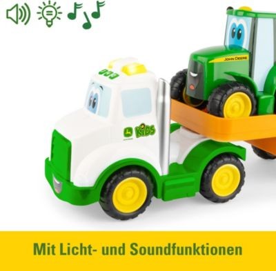 TOMY John Deere Transporter Set Комплект транспортных средств John Deere