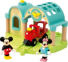 BRIO Micky Maus Bahnhof mit Aufnahmefunktion Станция Микки Мауса с функцией записи