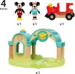 BRIO Micky Maus Bahnhof mit Aufnahmefunktion Станция Микки Мауса с функцией записи