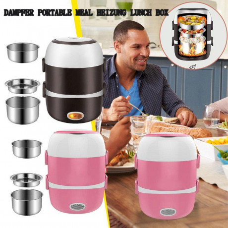 Yoyaxi Yoyaxi Reiskocher Elektrische Lunchbox multifunktional, gleichmassige Erwarmung, Gleichmassige Erwarmung rosa Электрический ланч-бокс для рисоварки Yoyaxi — многофункциональный, равномерный нагрев, — равномерный нагрев