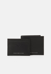 Tommy Hilfiger HOLDER &amp; MINI  WALLET SET Wallet black НАБОР ДЕРЖАТЕЛЯ И МИНИ-КОШЕЛЬКА Бумажник черный