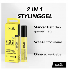 got2b 2in1 Stylinggel Kleber 4 Brows &amp; Edges Гель для фиксации бровей и волос, 16мл