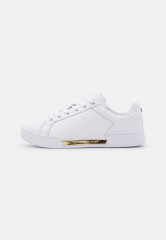 Tommy Hilfiger EMBOSSED MONOGRAM Trainers white/gold РЕЗЬБОВАЯ МОНОГРАММА Кроссовки белое золото