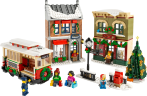 Lego Weihnachtlich geschmuckte Hauptstrasse Главная улица, украшенная к Рождеству