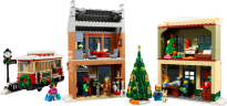 Lego Weihnachtlich geschmuckte Hauptstrasse Главная улица, украшенная к Рождеству