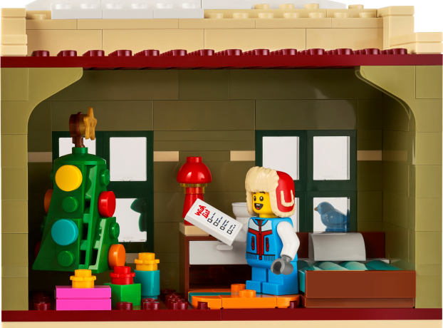 Lego Weihnachtlich geschmuckte Hauptstrasse Главная улица, украшенная к Рождеству