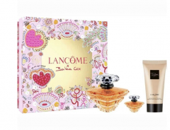 LANCOME Duftset  Tresor подарочный парфюмерный набор для женщин духи Eau de Parfum 30 мл + мини 7,5 мл + лосьон для тела 50 мл, подарок на 8 марта