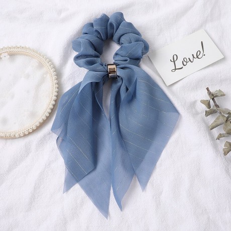 SOHO Vina Scrunchie Blau Резинка для волос из виноградной лозы