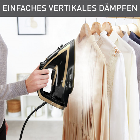 Tefal Tefal Dampfbugeleisen FV8064 Puregliss, 3000 W, Micro-Kalkfilter-Technologie, hochst leistungsfahiges Dampfbugeleisen Паровой утюг Tefal FV8064 Puregliss, 3000 Вт, технология фильтрации микронакипи, очень мощный паровой утюг