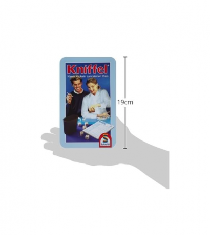 Schmidt Spiele 51203 Kniffel, Настольная игра Книффель дорожная (Германия) 51203 Kniffel, игра в кости, от 2 до 8 игроков, от 8 лет