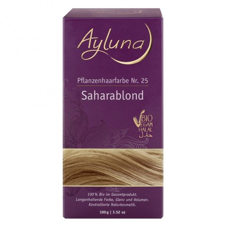 Ayluna Naturkosmetik Haarfarbe Nr.25 Saharablond  Краска для волос #25 Sahara Blonde