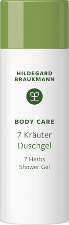 Hildegard Braukmann BODY CARE 7 Kraeuter Duschgel, 200 ml, Hildegard Braukmann гель для душа с комплексом трав, для всех типов кожи, для женщин и мужчин, 200 мл