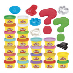 Hasbro Play-Doh Adventskalender G3361, Hasbro Play-Doh детский адвент-календарь с пластилином и инструментами, 24 баночки и 16 аксессуаров, от 3 лет