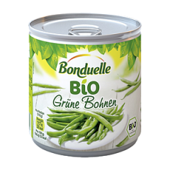Bonduelle органическая зеленая фасоль 220г