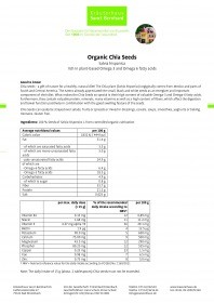Krauterhaus Sanct Bernhardt Organic Chia Seeds1 kg