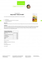 Krauterhaus Sanct Bernhardt Soup snack "Taste of India" (pack of 10), 200 г