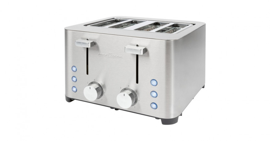 ProfiCook ProfiCook Toaster PC-TA 1252 edelstahl, 1.500 Watt, fur 4 Scheiben Toast edelstahl Тостер ProfiCook PC-TA 1252 нержавеющая сталь, 1500 Вт, на 4 ломтика тостов