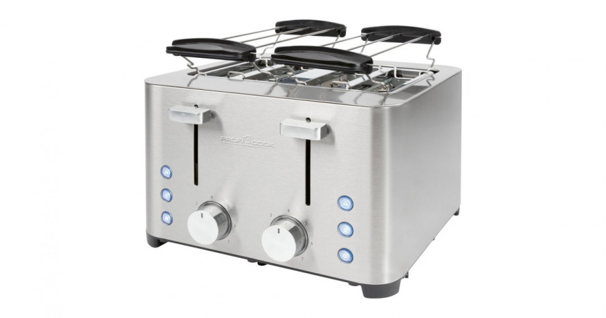 ProfiCook ProfiCook Toaster PC-TA 1252 edelstahl, 1.500 Watt, fur 4 Scheiben Toast edelstahl Тостер ProfiCook PC-TA 1252 нержавеющая сталь, 1500 Вт, на 4 ломтика тостов