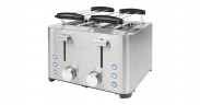 ProfiCook ProfiCook Toaster PC-TA 1252 edelstahl, 1.500 Watt, fur 4 Scheiben Toast edelstahl Тостер ProfiCook PC-TA 1252 нержавеющая сталь, 1500 Вт, на 4 ломтика тостов