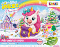 CRAZE Kinder Badezusaetze Unicorn Adventskalender 2026, CRAZE детский адвент-календарь с товарами для ванны и аксессуарами, 24 сюрприза