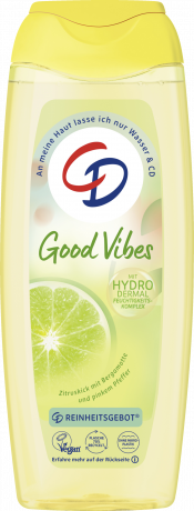 CD Dusche Good Vibes 300 ml, Гель для душа с бергамотом и розовым перцем, 300 мл