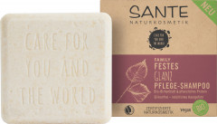 SANTE FAMILY Festes Glanz Pflege-Shampoo Bio-Birkenblatt &amp; pflanzliches Protein, 60 g, Санте Твёрдый шампунь Family для блеска волос с био-берёзой и растительными протеинами, 60 г