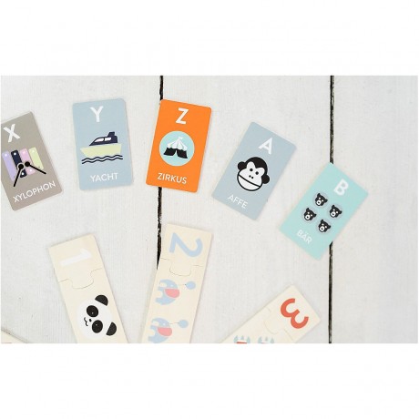 KINDSGUT Lernspiel Zahlen Lernspiele Развивающие игровые номера развивающие игры