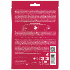 WELEDA Exo Boost Firm &amp; Lift Tuchmaske Granatapfel, 20 ml, Тканевая маска Exo Boost Firm &amp; Lift с гранатом и пептидами маки для увлажнения лица, 20 мл
