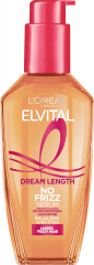 L'Oreal Paris Elvital Dream Length Dreamy Sleek Serum, 100 ml, Несмываемая разглаживающая сыворотка для длинных волос, без силиконов, термозащита до 230°C, 100 мл