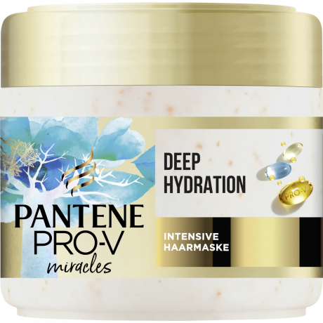 Pantene Pro-V Miracles Deep Hydration Intensive Haarmaske 300 ml, Интенсивная увлажняющая маска Miracles Deep Hydration, 300 мл