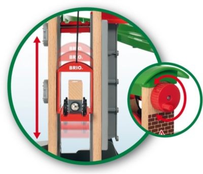 BRIO Grosses Lagerhaus-Set mit Aufzug Большой складской комплекс с лифтом