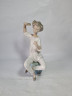 Статуэтка винтажная Liadro "Мальчик с расческой", ручная работа, фарфор, 21 см, Испания, 1970-80гг.