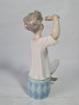 Статуэтка винтажная Liadro "Мальчик с расческой", ручная работа, фарфор, 21 см, Испания, 1970-80гг.