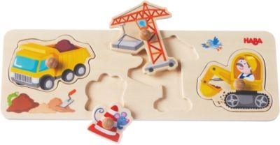 Haba Greifpuzzle Auf der Baustelle Захватывающая головоломка На стройке