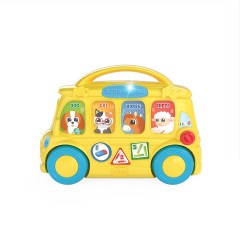 CHICCO Interaktiver zweisprachiger Schulbus zum Spielen und Lernen Интерактивный двуязычный школьный автобус для игр и обучения