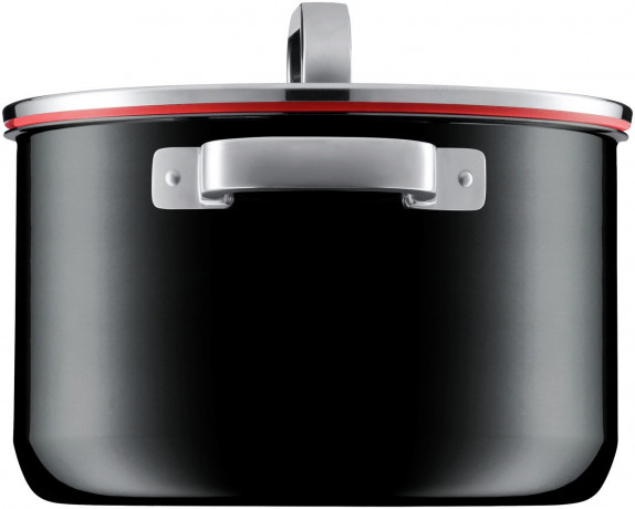 WMF WMF Kochtopfset 4-tlg. FUSIONTEC schwarz Набор кастрюль WMF из 4 предметов. Фьюжнтек