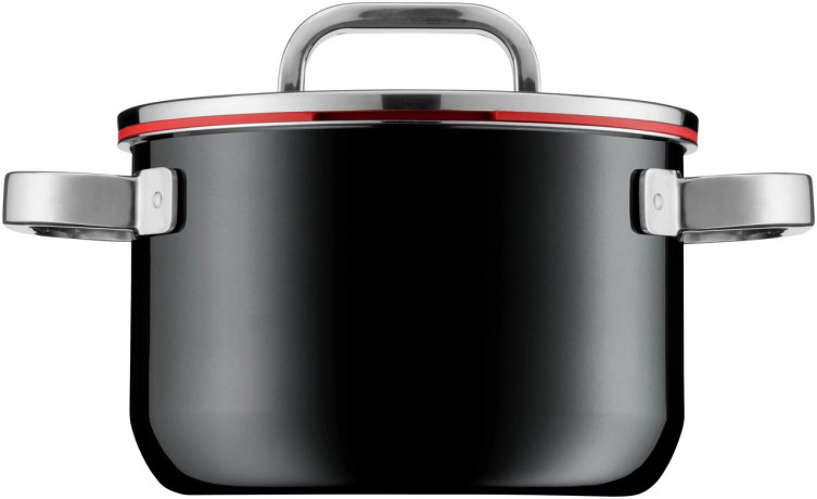 WMF WMF Kochtopfset 4-tlg. FUSIONTEC schwarz Набор кастрюль WMF из 4 предметов. Фьюжнтек