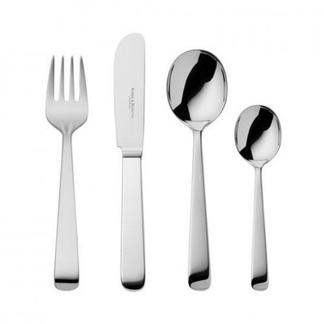Robbe & Berking Robbe & Berking Alta 925 Sterling Silber Kinderbesteck 4-tlg. Robbe & Berking Alta Детские столовые приборы из стерлингового серебра 925 пробы, 4 предмета.