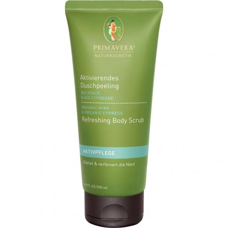 Primavera (Примавера) Aktivpflege Bio Minze & Zypresse Aktivierendes Duschpeeling, 200 мл