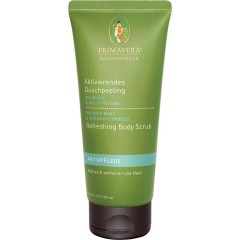 Primavera (Примавера)  Aktivpflege Bio Minze &amp; Zypresse Aktivierendes Duschpeeling, 200 мл