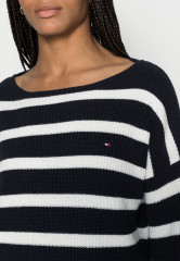 Tommy Hilfiger HAYANA BOAT SWEATER Jumper bold/desert sky СВИТЕР HAYANA BOAT Джемперы жирное / пустынное небо
