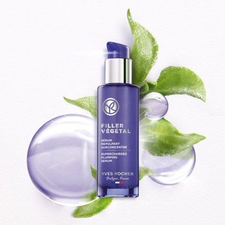 Yves Rocher Filler Vegetal Hochkonzentriertes aufpolsterndes Serum  Filler Vegetal Высококонцентрированная разглаживающая сыворотка