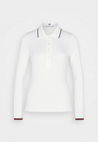 Tommy Hilfiger SLIM SPLIT  Polo shirt ecru SLIM SPLIT рубашка поло экрю