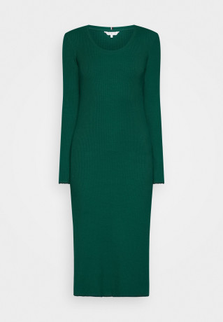 Tommy Hilfiger FRILL MIDI DRESS Jumper dress prep green ПЛАТЬЕ МИДИ FRILL платье-джемпер подготовка зеленый