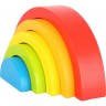 Small Foot Holzbausteine Regenbogen Радуга из деревянных строительных блоков